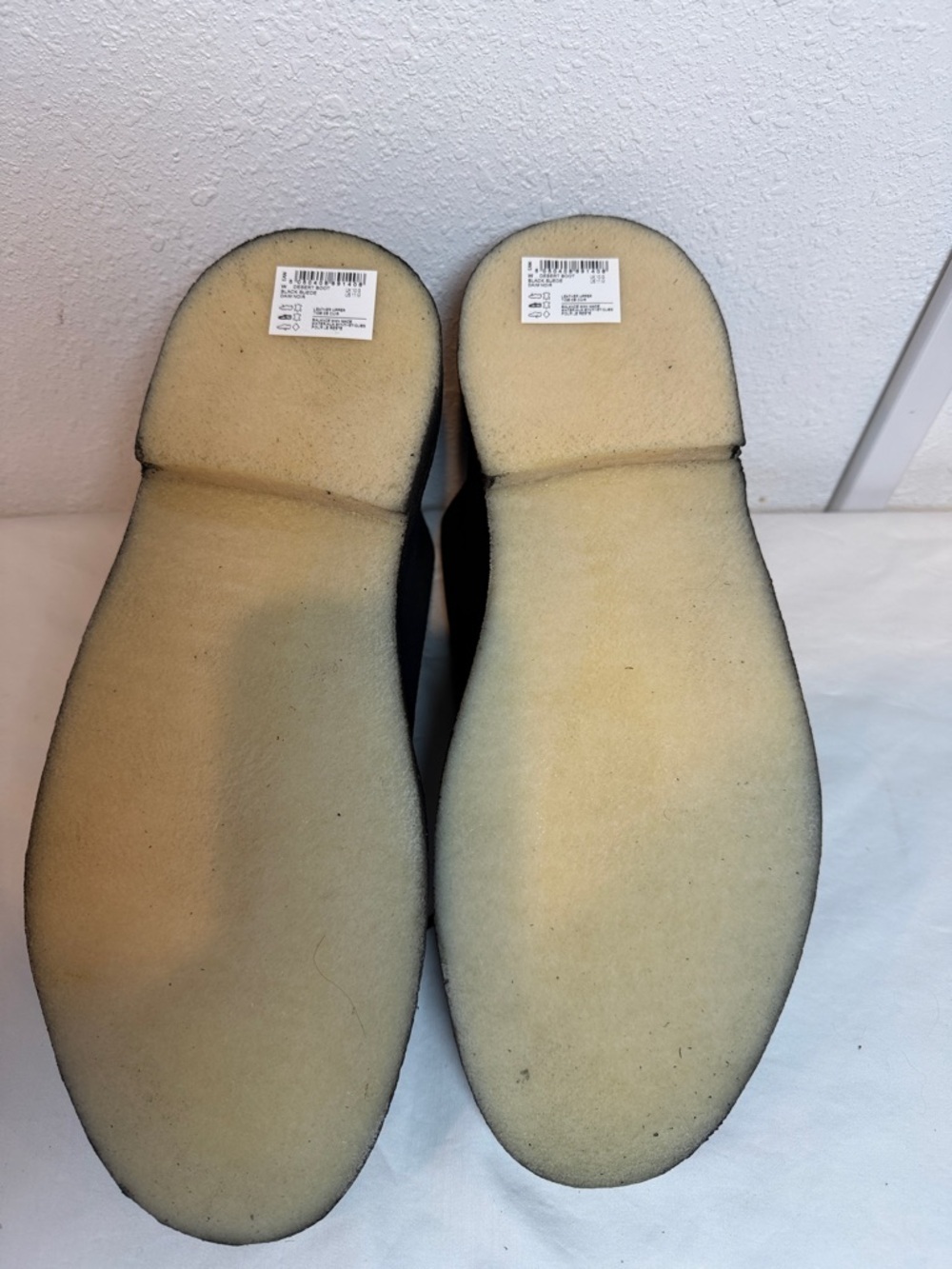 New Clarks Original Desert Boots Black Suede- Size 11 Men’s - Picture 4 of 5